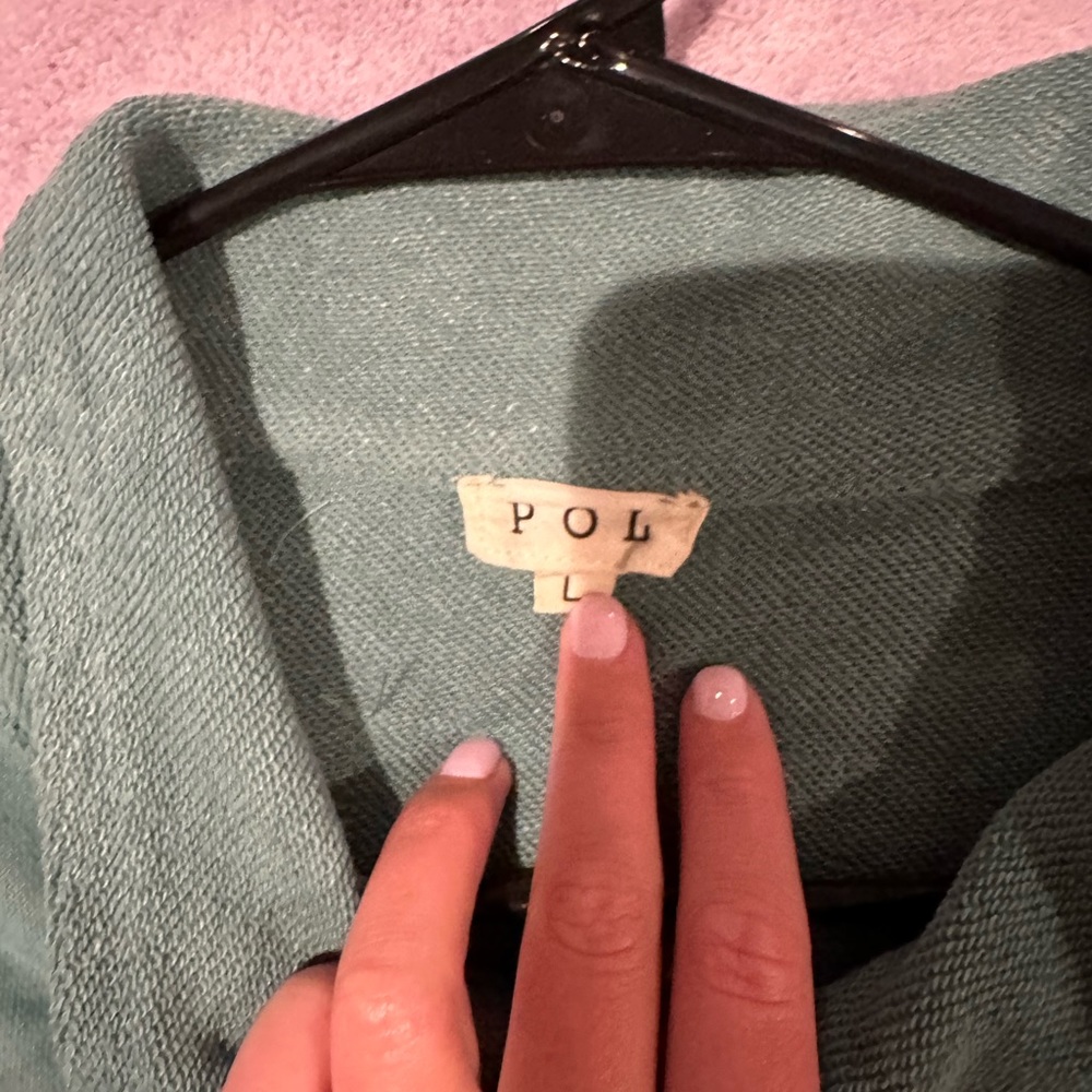 POL teal/green shacket - Picture 2 of 2